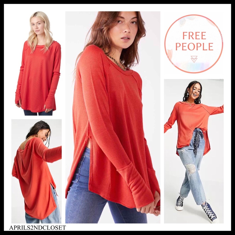 FREE PEOPLE BOHO FLOWY TUNIC TOP PULLOVER A2C - Picture 11 of 16